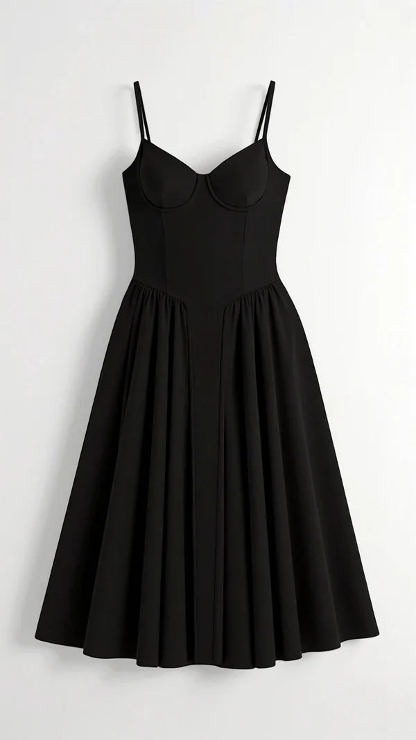 Abito midi stile corsetto Odette